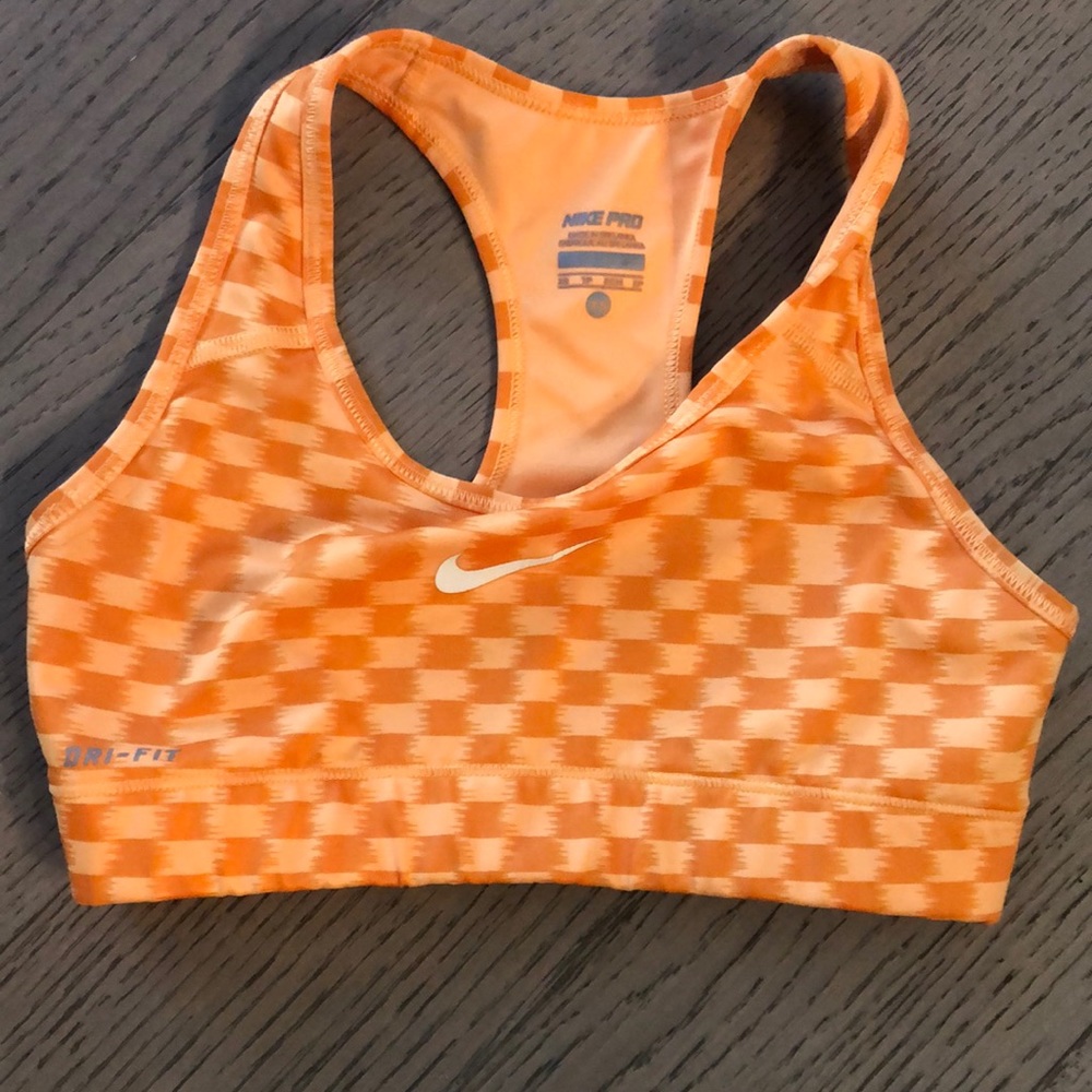 Nike Pro checkered sports bra 2for$15